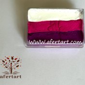 تصویر پالت ترکیبی رنگ گریم صورتی-بنفش سیلک 