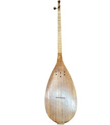 تصویر تنبور غزل دو مهر معرق کاری توت و گردو 