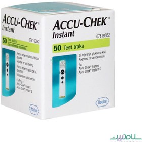 تصویر نوار تست قند خون اکیو چک اینستنت ACCU-CHEK INSTANT بسته 50 عددی 