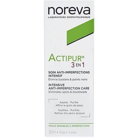 تصویر امولسیون ضد جوش سه کاره نوروا اکتی پور – Noreva Actipur 3 in 1 Anti Acne Cream 