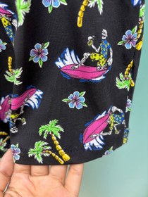 تصویر شورتک نخ پنبه هاوایی 