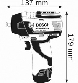 تصویر Bosch Professional GDS 12V-115 Cordless Impact Wrench Without Battery and Charger - ارسال 15 الی 20 روز کاری 