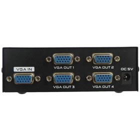 تصویر اسپیلتر 4 پورت VGA مدل VGA-2004 4 port VGA splitter model VGA-2004