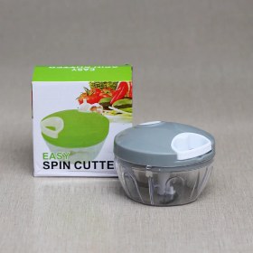 تصویر خردکن دستی نخ دار Easy Spin Cutter ایزی اسپین کاتر ۳ تیغه HSL-024 