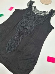تصویر تاپ زنانه الیت کد 0501 سایز ۴۲ و ۴۴ رنگ سیاه 