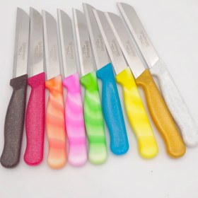 تصویر چاقو اره ای آلمانی اصل زولینگن (solingen) در 12 رنگ مختلف - مشکی solingen
