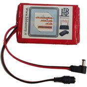 تصویر باطری و برق اضطراری مودم و کارت خوان 9 ولت 2000 میلی آمپر پلیمری 