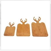 تصویر تخته سرو چوبی زیبا مدل 7SVP مجموعه ۳ عددی 