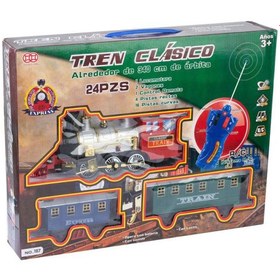 تصویر قطار بازی کنترلی مدل CLASSIC TRAIN 