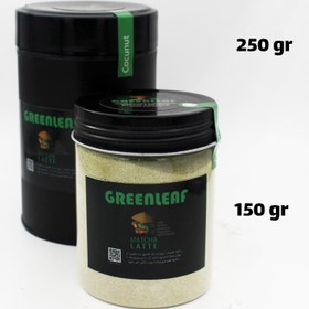 تصویر ماچا لاته نارگیلی 