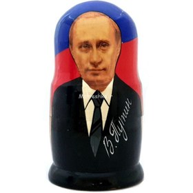 تصویر ماتروشکا 5 تایی پوتین 