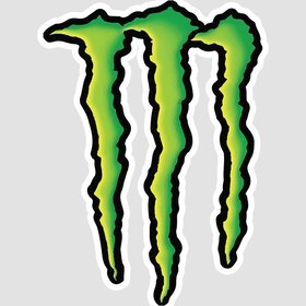 تصویر استیکر لوگوی انرژی زا مانستر Monster energy 