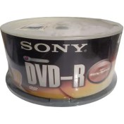 تصویر دی وی دی خام سونی مدل 16X بسته 50 عددی 