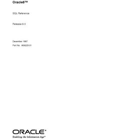 خرید و قیمت خرید و دانلود نسخه کامل کتاب Oracle 8 SQL Reference | ترب