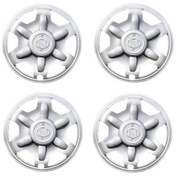 تصویر قالپاق مناسب نیسان شوکا همراه با براکت و پیچ (پادرا) بسته بندی 4 عددی برند حامد 