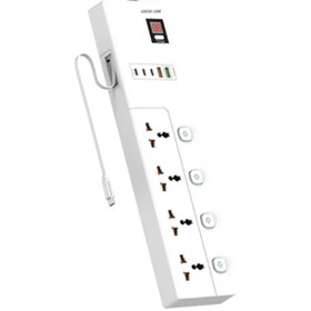 تصویر چندراهی برق گرین مدل GS-900 ظرفیت ۳۵۰۰ وات طول کابل ۳ متر 