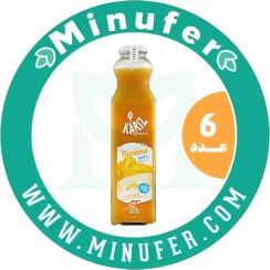 تصویر اسموتی موز طبیعی کاریز ۷۵۰ سی سی - باکس 6 عددی Kariz Smoothie Banana 750cc