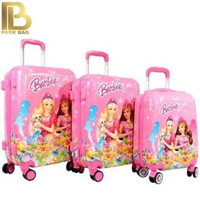 تصویر چمدان کودک وارداتی مدل Barbie 