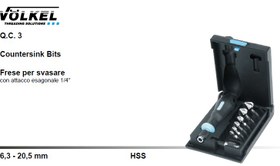 تصویر جعبه مته خزینه HSS / 6.3-20.5 