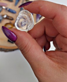 تصویر تامبل سنگ کوارتز شفاف Clear Quartz