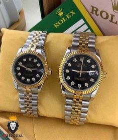 تصویر ست ساعت زنانه و مردانه رولکس، ست ساعت عروس و داماد Rolex Rolex