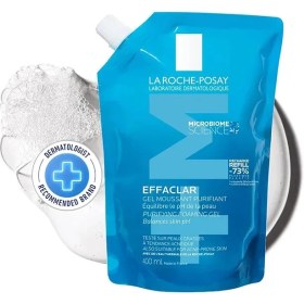 تصویر ژل شستشوی صورت لاروش پوزای مدل EFFACLAR+M حجم ۴۰۰ میلی لیتر برای پوست چرب 
