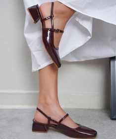 تصویر کفش مجلسی زنانه مدل K2027 با پاشنه کوتاه و جنس جین 