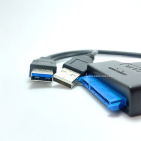 تصویر تبدیل USB 3.0 به SATA 3.0 هارد 2.5 اینچ و 3.5 اینچ مدل SATA TO USB3.0 2.5/3.5