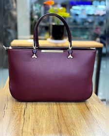 تصویر کیف زنانه چرم صنعتی مدل قایقی Women's Industrial Leather Handbag – Boat Style