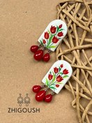 تصویر گوشواره زنانه مدل لاله عباسی 