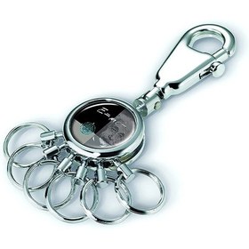 تصویر جاکلیدی ترویکا طرح چندحلقه طرح انیشتین TROIKA KeyChain multiring RELATIV