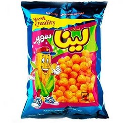 تصویر پفک سوپرگرد پنیری پارتی 95 گرم لینا 