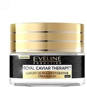 تصویر کرم ماسک شب ضد چروک و ترمیم کننده رویال خاویار تراپی اولاین حجم 50 میلی لیتر Eveline Royal Caviar Therapy Luxury Ultra Restorative Cream Mask Night , 50ml