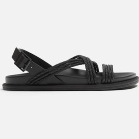 تصویر کالج اورجینال برند زارا Zara مدل Sandals with criss-cross straps کد 2718/320 