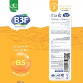 تصویر شامپو مناسب موهای آسیب دیده B3F حجم 350 میلی لیتر 