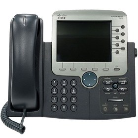 تصویر تلفن تحت شبکه سیسکو مدل 7970 استوک Cisco ip phone 7970 Stock