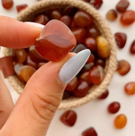 تصویر سنگ تامبل عقیق کارنلین 