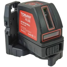 تصویر تراز لیزری توسن دو خط مدل M1010 RLL Tosan Red Laser Level M1010 RLL