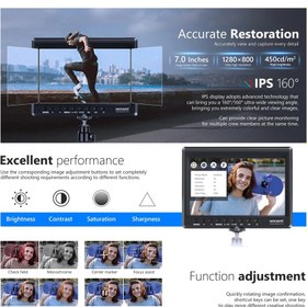 تصویر مانیتور Neewer مدل F100 سایز 7 اینچ 