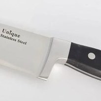 تصویر چاقو آشپزخانه یونیک مدل UN-5502 با جنس ملامین سایز ۸ اینچ 