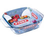 تصویر تابه مربع پیرکس فرانسه سری Classic سایز 23*29 French Pyrex square pan, Classic series, size 23*29