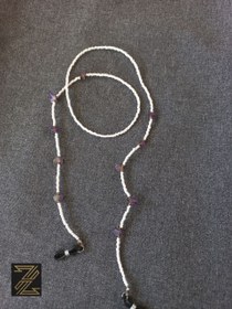 تصویر بند عینک منجوق با سنگ طبیعی. کد. T_501 