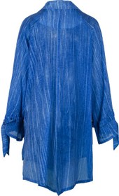 تصویر مانتو زنانه زیبو ziboo | 011232 R077-LOOSE MANTEAU BLUE MANTEAU