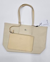 تصویر کیف دستی لاکوست دورو - کرم Lacoste double face