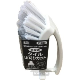 تصویر برس مخصوص تمیز کردن کاشی و سرامیک ساخت ژاپن Self standing tile brush mountain cut monotone