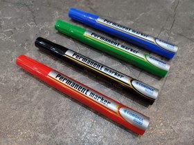 تصویر ماژیک ثابت برند Corona Office - آبی 