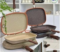 تصویر ماهیتابه رژیمی گرانیتی زیو مدل Z-8176 سایز ۴۰ دو طرفه 