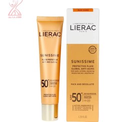 تصویر ضد آفتاب ضد چروک و ضدلک لیراک Liearac SPF50 