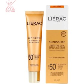 تصویر ضد آفتاب ضد چروک و ضدلک لیراک Liearac SPF50 