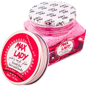 تصویر اسکراب شنی لایه بردار صورت و بدن حجم ۳۰۰ میل 